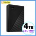 WD My Passport 4TB (黑色) WDBPKJ0040BBK - 2.5" USB3.2 GEN1 可攜式外置式硬碟 803WDBPKJ0040BBK-V02 WD My Passport 4TB (黑色) WDBPKJ0040BBK - 2.5" USB3.2 GEN1 可攜式外置式硬碟 803WDBPKJ0040BBK-V02